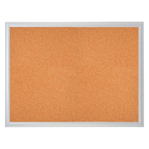 Cork Noticeboard (60 x 90cm) Aluminium Frame
