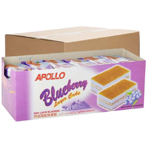 Apollo Layer Cake Blueberry 24'S 18g (12 boxes)