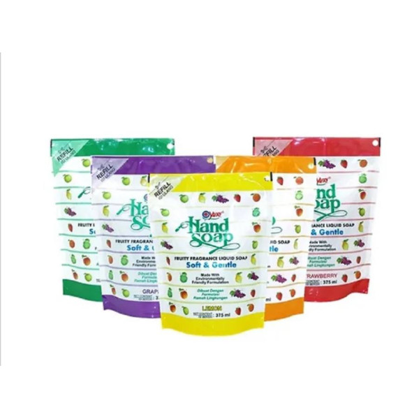 Yuri Fruity Hand Liquid Soap Refill 375ML