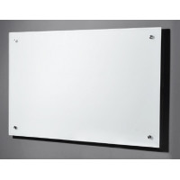 Magnetic Tempered Glass Board w/Spacers (100 x 150cm) Premium-White - With Installation