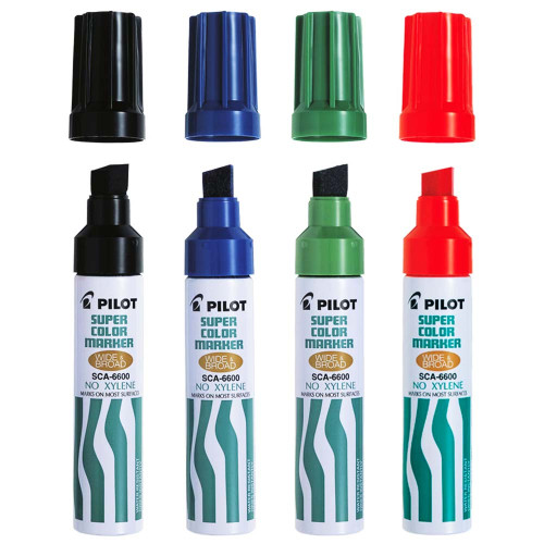 Pilot Super Colour Permanent Marker Jumbo Chisel