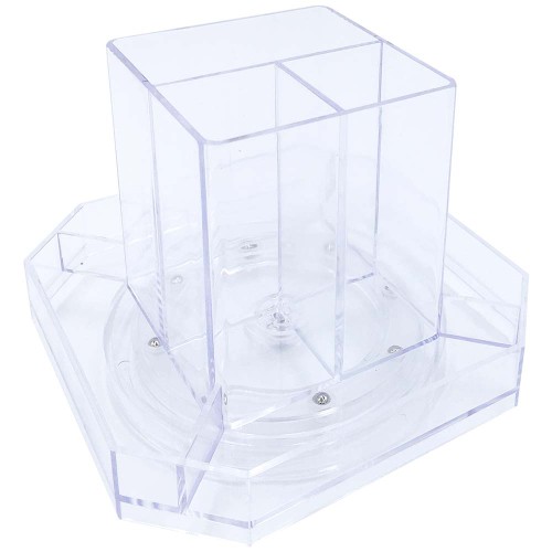 HnO Rotatable Desk Organiser w/Business Card Pocket