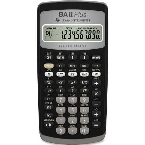 Texas Instruments Financial Calculator BA-II-Plus