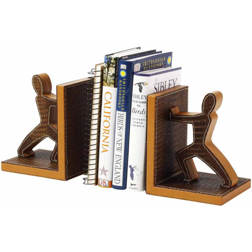 PU Leather Bookend 2'S